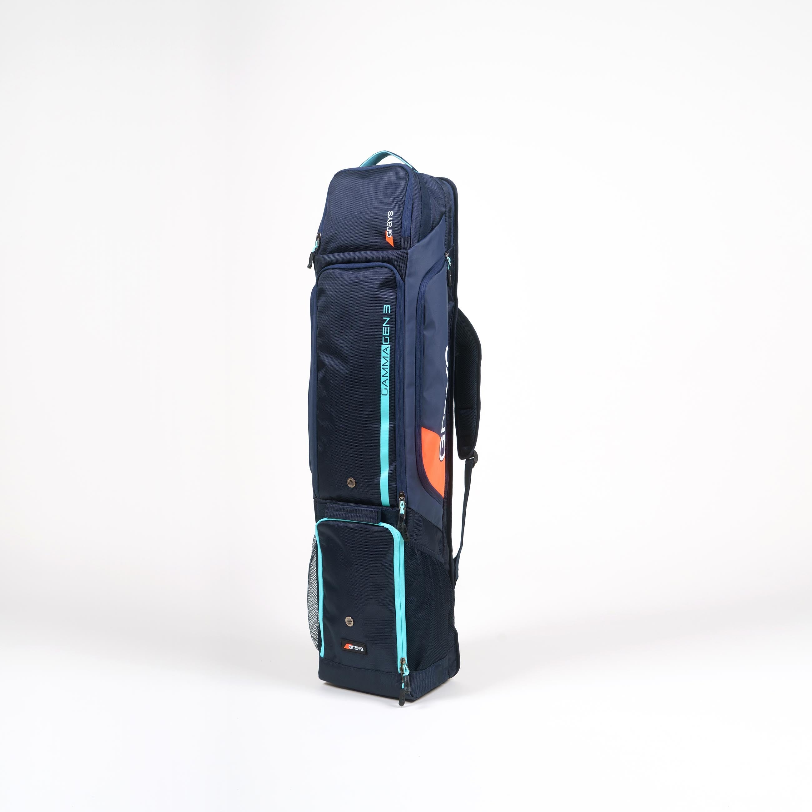 HHBC24Bags Gamma Gen3 Kitbag Navy Aqua Front